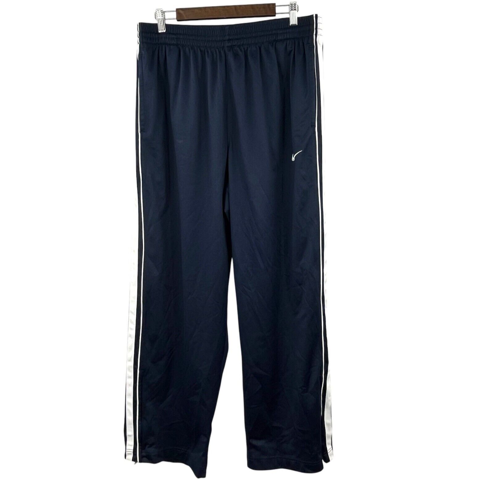 Nike Basketball Track Pants Mens XL Performance Athletic Training Warm Up Blue