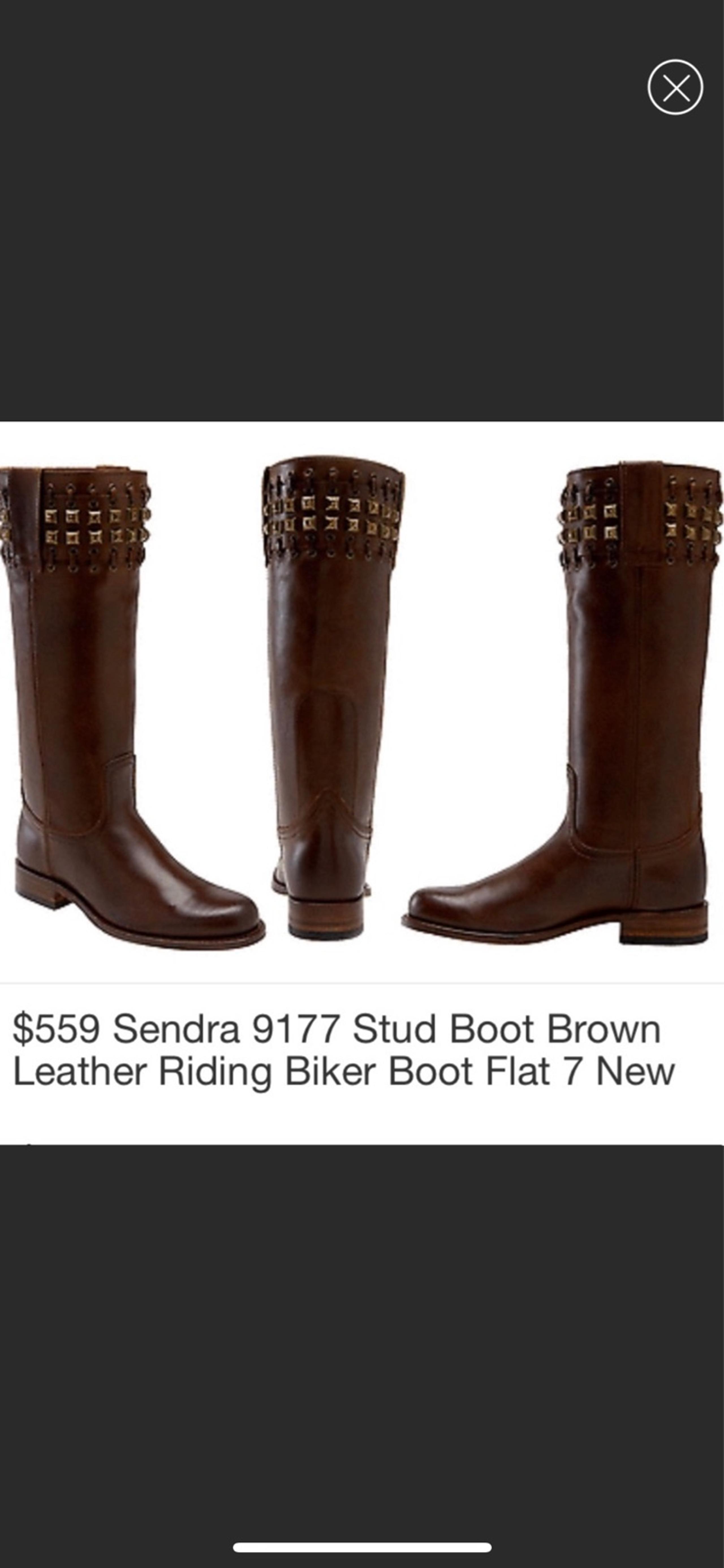 Boots leather size 5