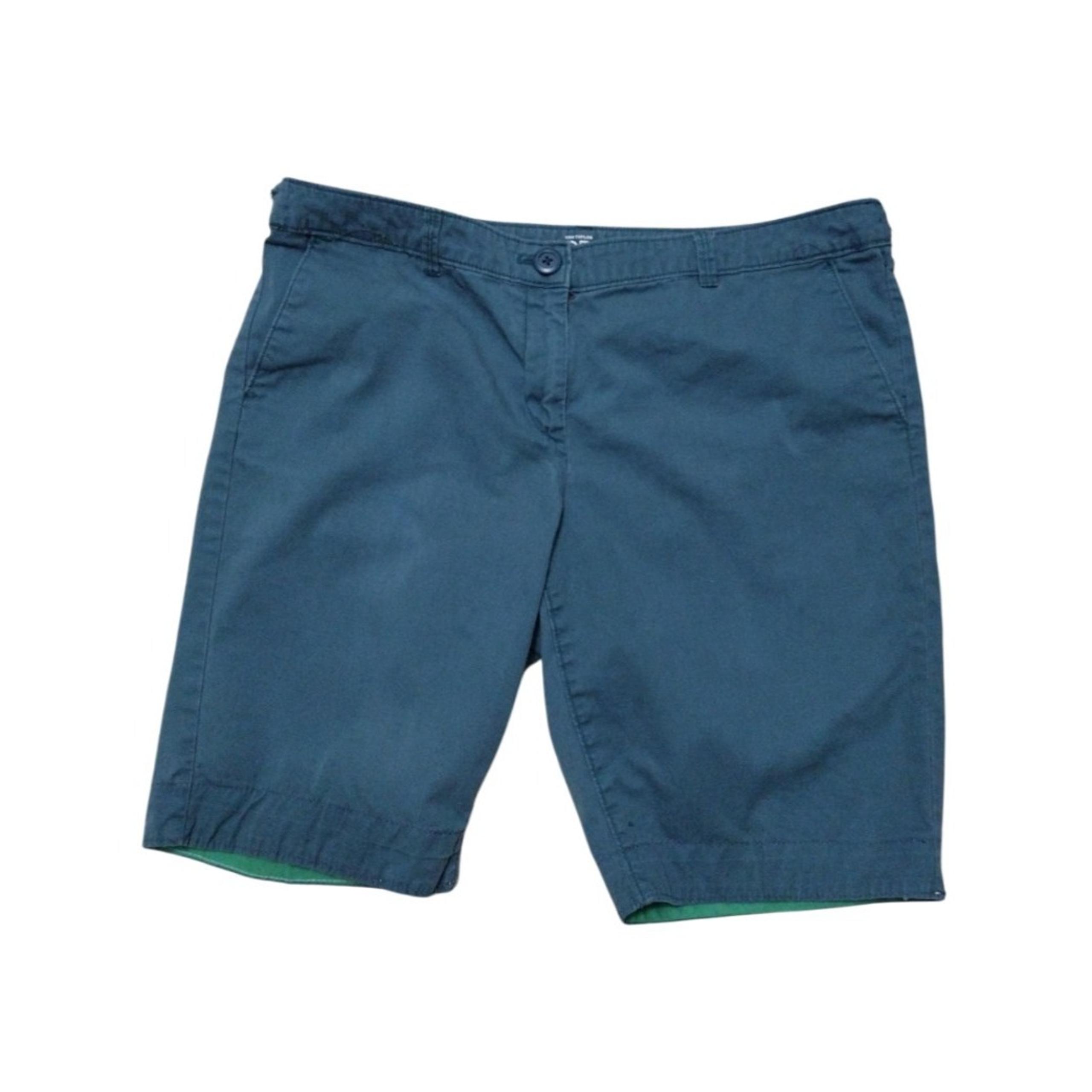 Ann Taylor Loft Short Woman's 12P Green Bermuda Beach Casual 9" Inseam Petite