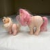 My Little Pony G1 Lot of 2 Cotton Candy and Cotton Candy Baby Vintage MLP HASBRO