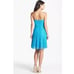 NWT Adrianna Papell size 8 lace sweetheart short dress Pacific Blue