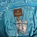 NWT Adrianna Papell size 8 lace sweetheart short dress Pacific Blue
