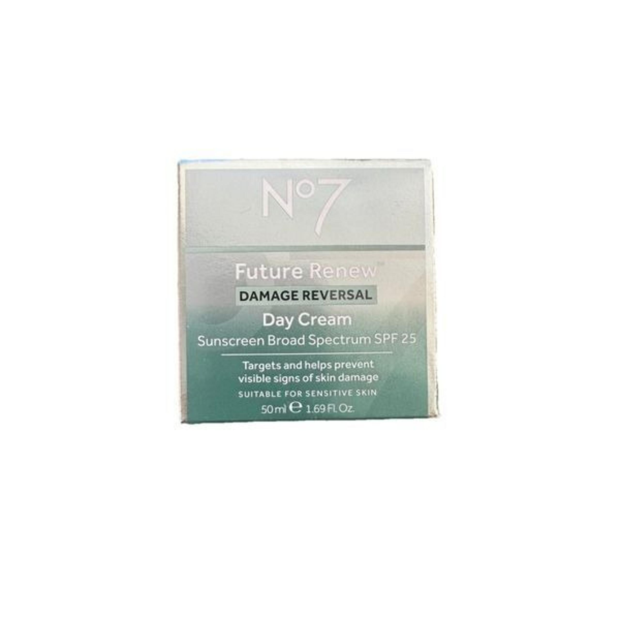 No7 Future Renew Damage Reversal Day Cream SPF25 1.69 oz EXP 01/26 MSRP $35