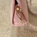 BeautyBeauty Pretty Pink Cosmetic Pouch Crossbody Bag / Clutch / Chain Purse NEW