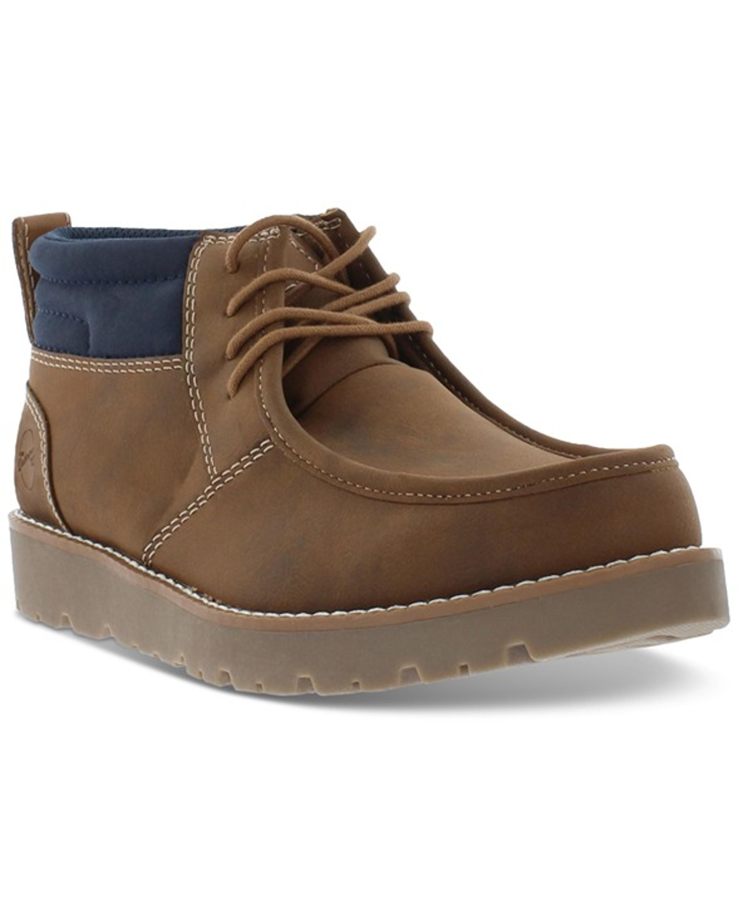 Weatherproof Vintage Men's Faux-Leather Chukka Boots Chester NIB