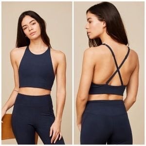 Topanga Sports Bra Midnight Blue Navy Small S NWT9834