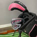 Lynx Little Kids Juniors 40-45” in Tall Golf Set Wood Iron Putter Pink Girls RH