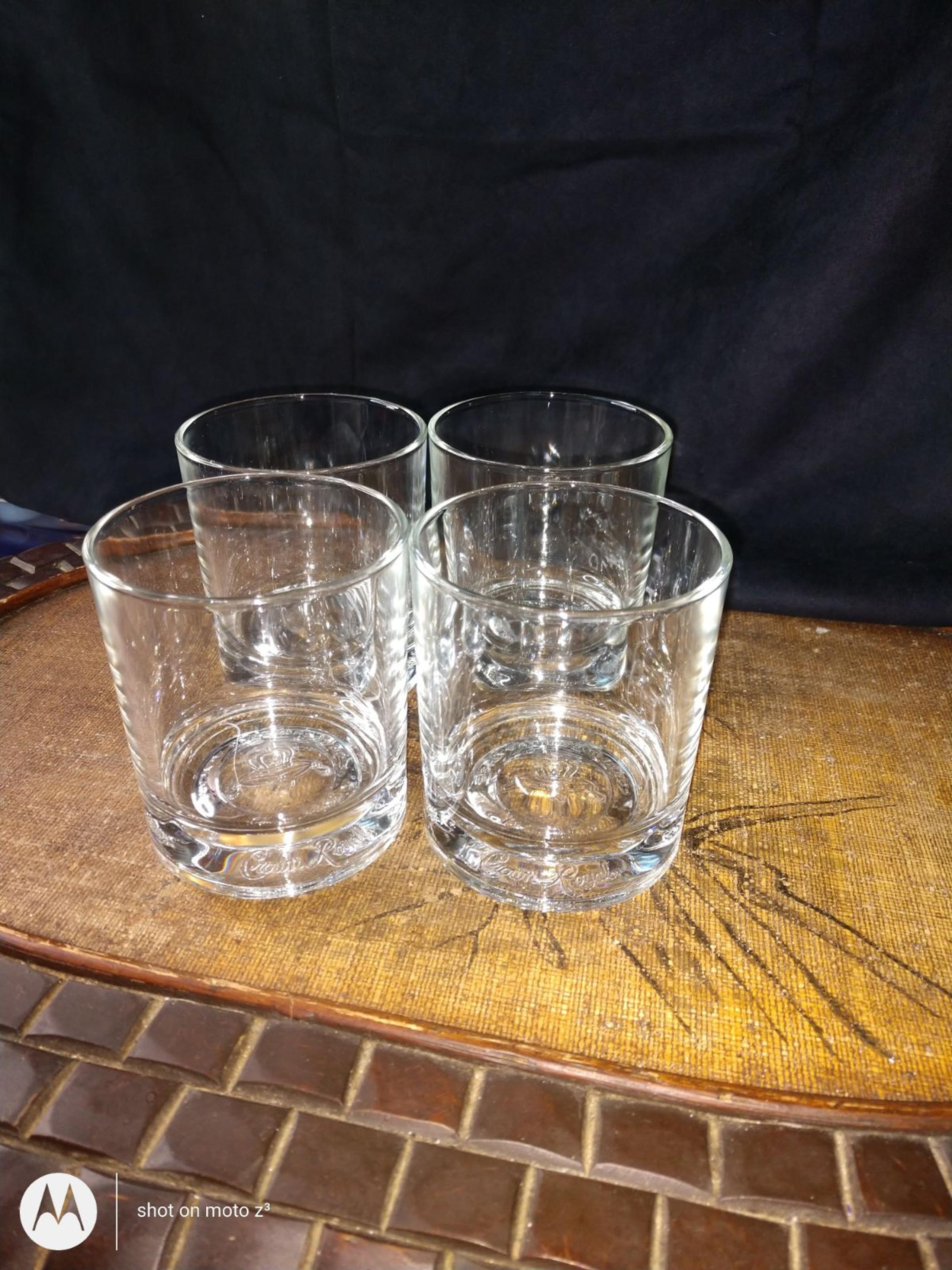 Set of 4 Crown Royal glasses