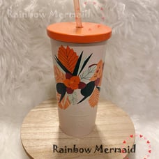 ⭐️New Rare Thailand Starbucks Reserve floral stainless steel⭐️