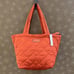 NEW Marc Jacobs Quilted Nylon Orange Deco Tote Bag