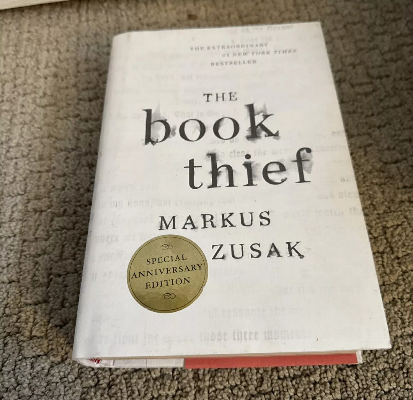 RARE SIGNED COPY OF The Book Thief By Markus Zusak Signed Anniversary Edition