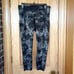 Lululemon Fast Free high rise crop 23 Ink Vapor Ice Grey leggings 10 tie dye
