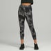Lululemon Fast Free high rise crop 23 Ink Vapor Ice Grey leggings 10 tie dye