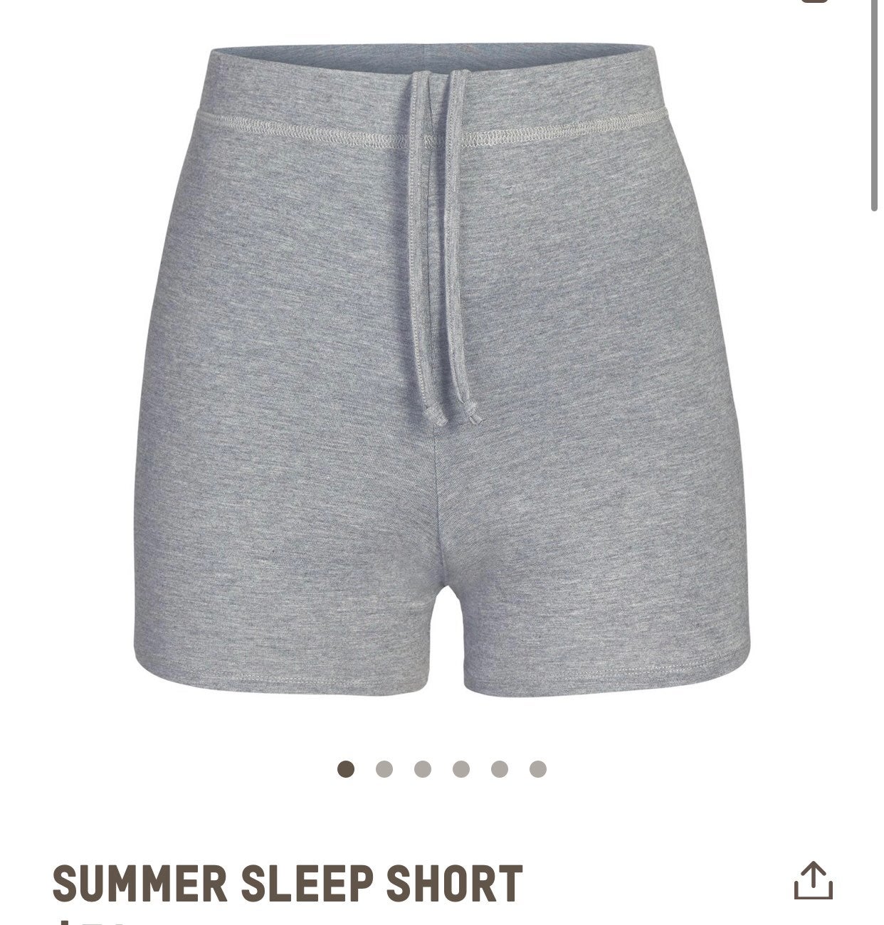 Skims size medium summer sleep shorts
