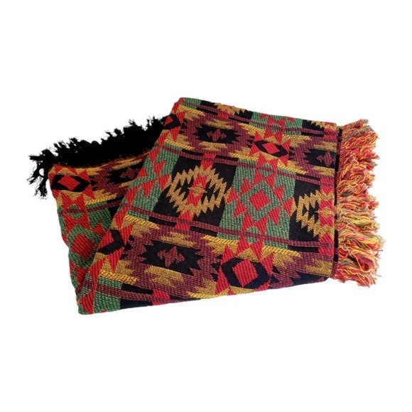 Southwestern Tapestry Throw 50 x 60 Cabin Sweet Cabin by MWW Inc. New with Tag