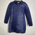 Columbia Flash Forward Long Down Jacket Navy Blue XS