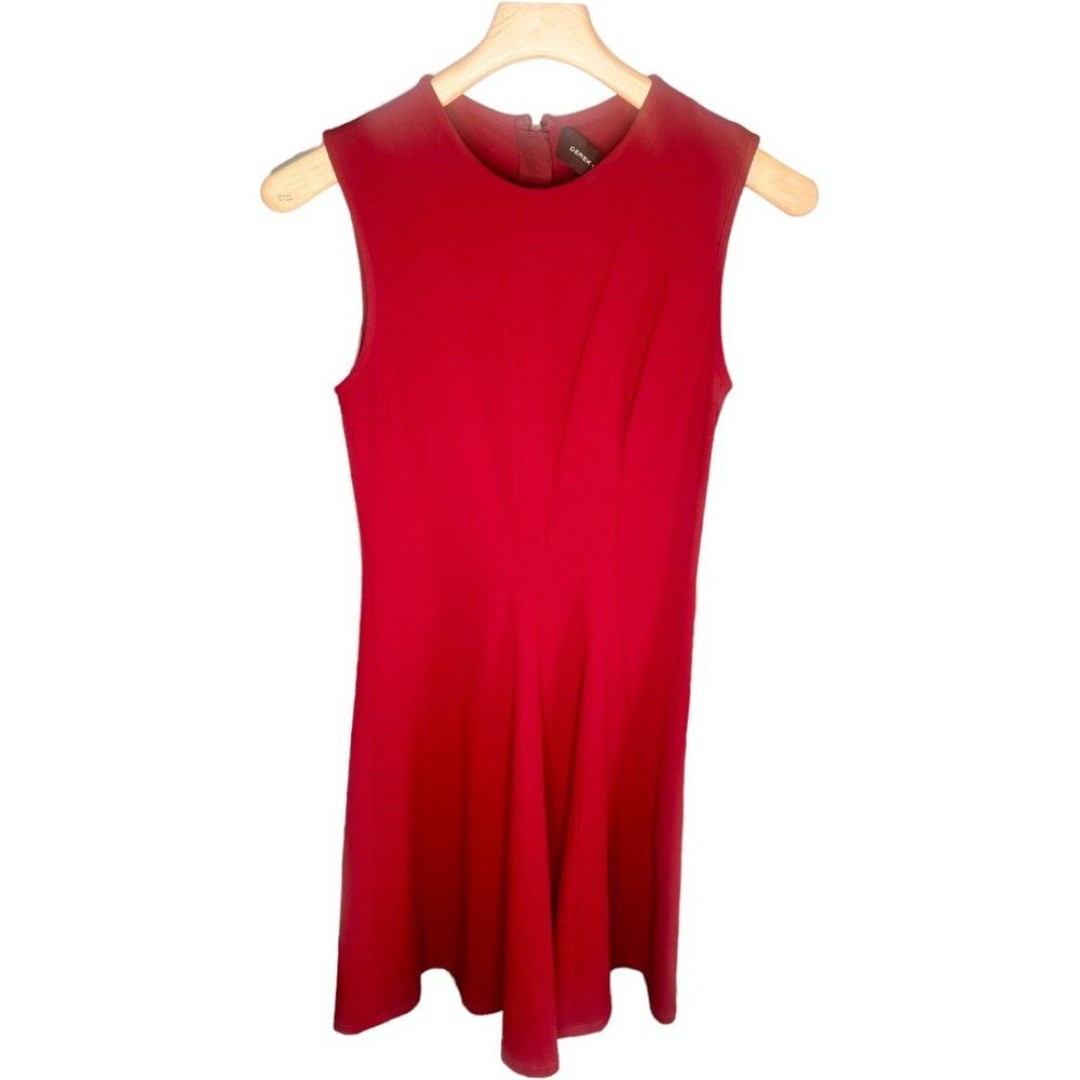 Derek Lam Red Sleeveless Midi Dress Size S