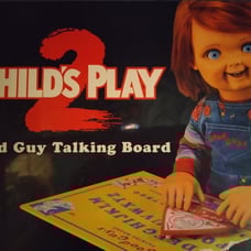 RARE CHUCKY CHILDS PLAY OUIJA SPIRIT BOARD - HORROR MOVIE DISPLAY GAME - SEALED