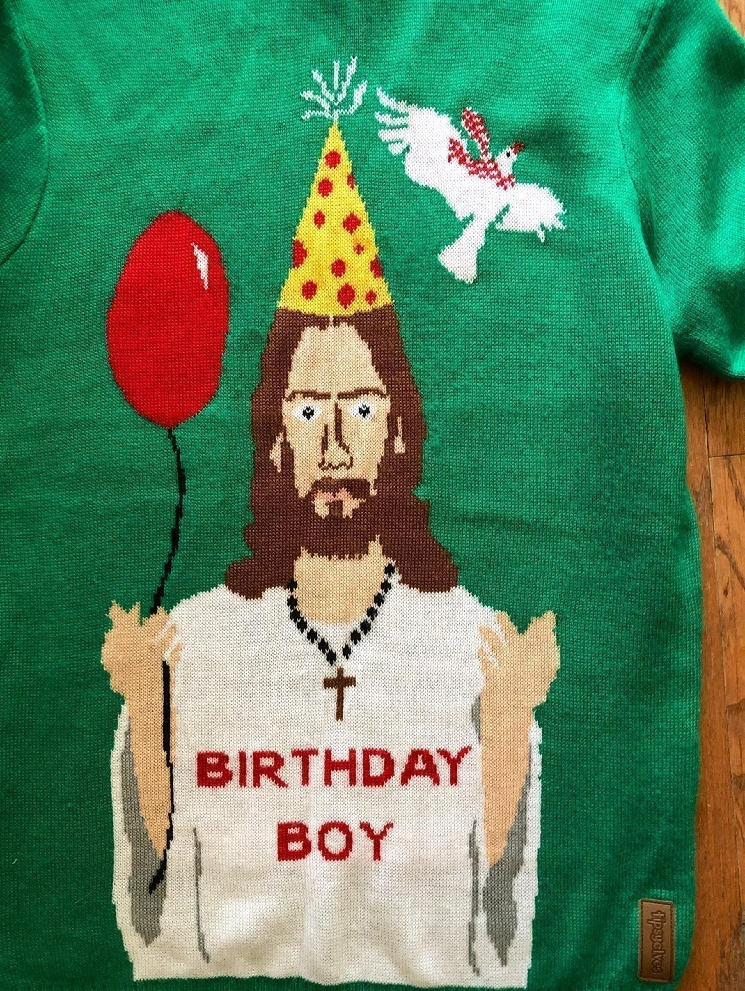 TIpsy Jesus Bday Pullover