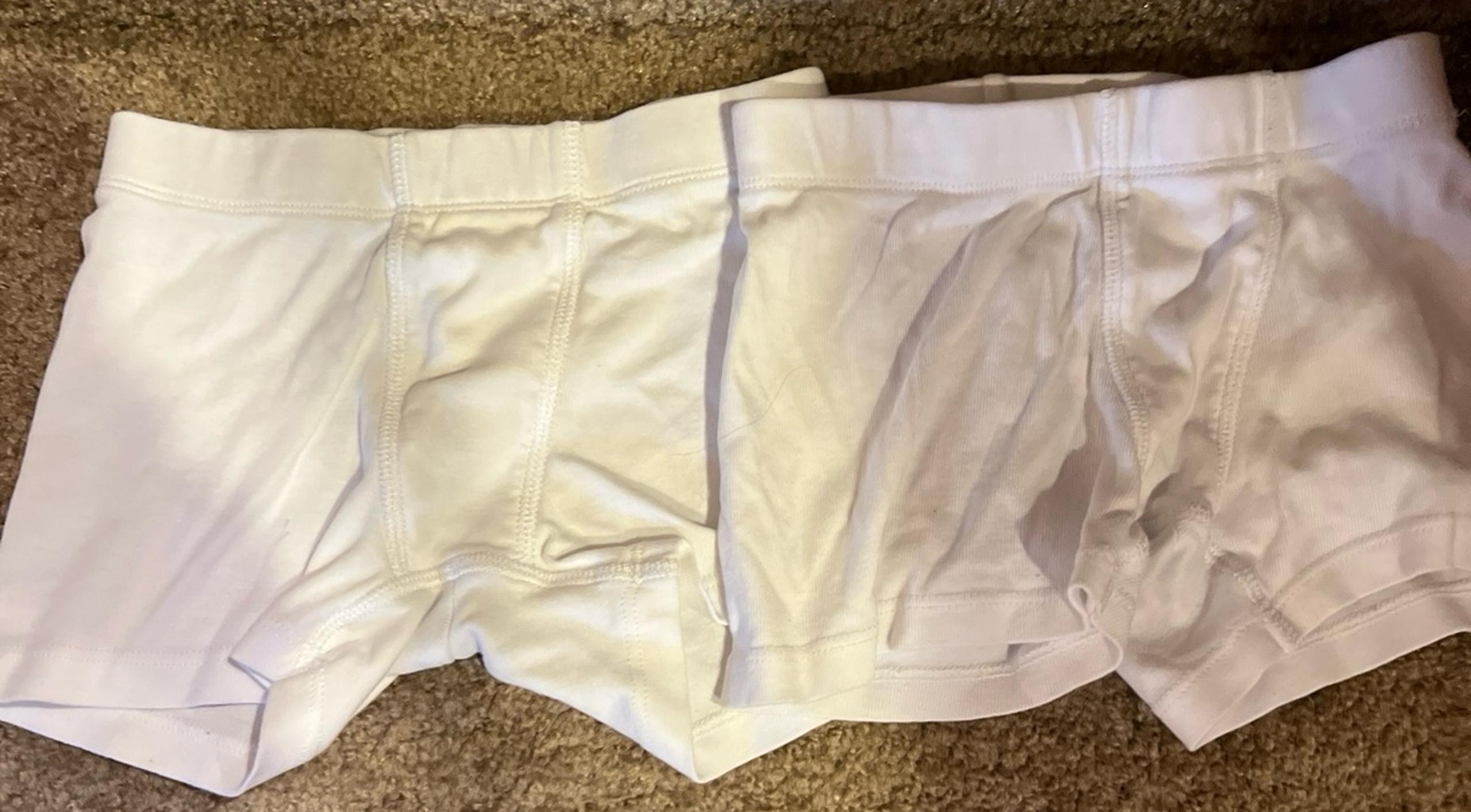 Organic kid Boys  Boxer Briefs (2) White