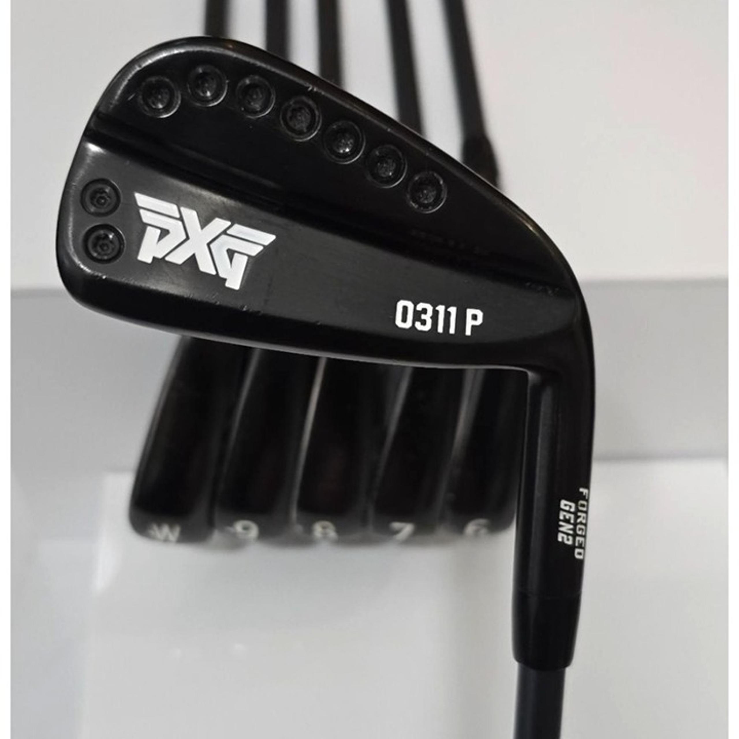 NICE!! PXG 0311P Iron Set 5-W Gen 2 / Black / Accra Stiff Graphite Shafts