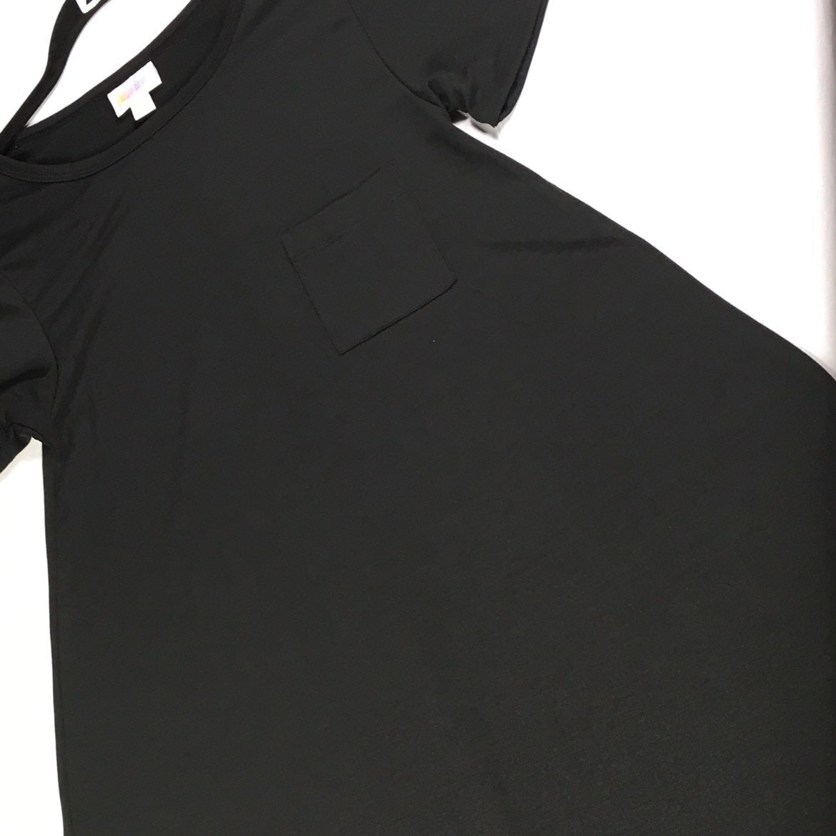 NWT Lularoe Solid Black Carly 3XL