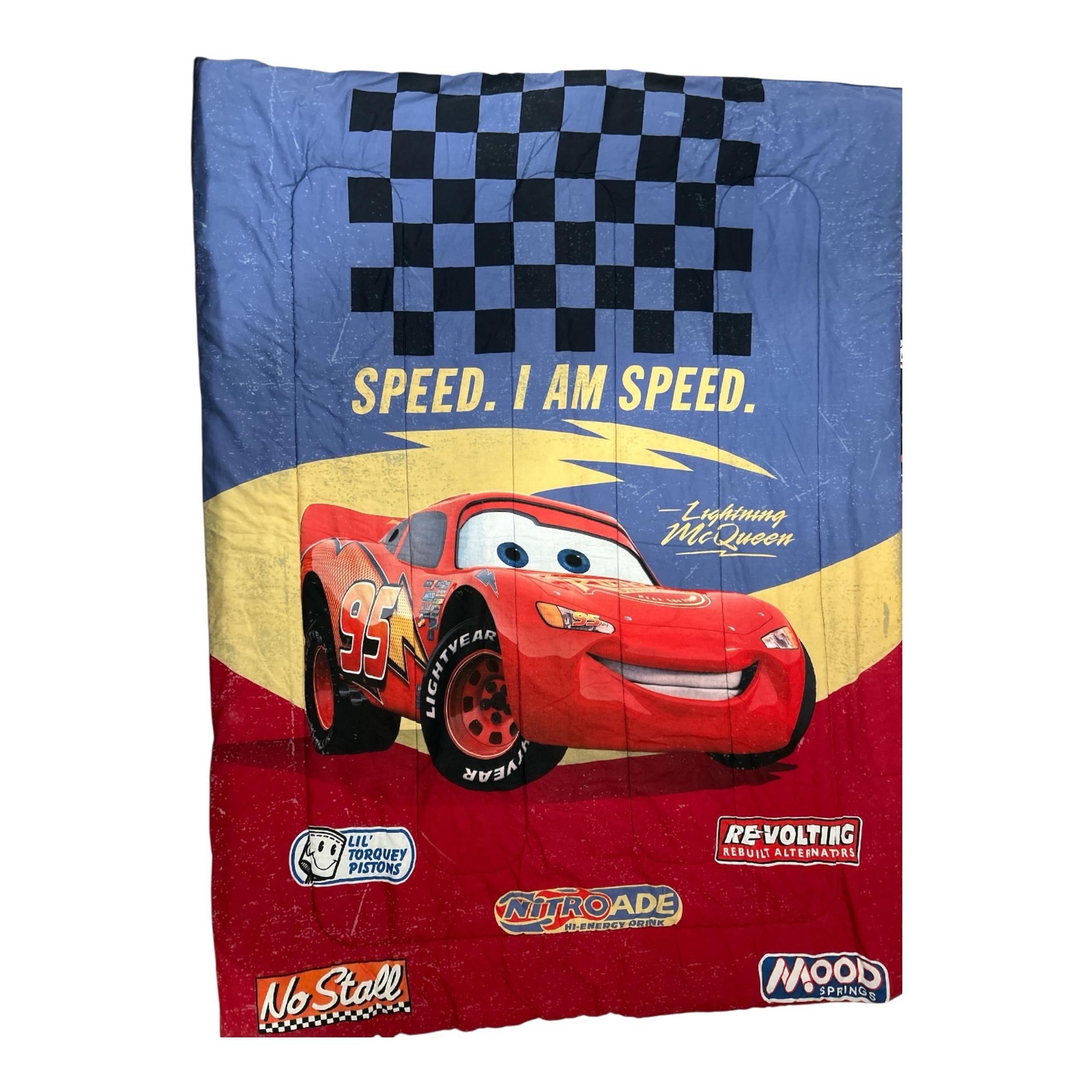 Disney Pixar Cars Lightning McQueen Blanket Twin 85” X 65” Tow Mater