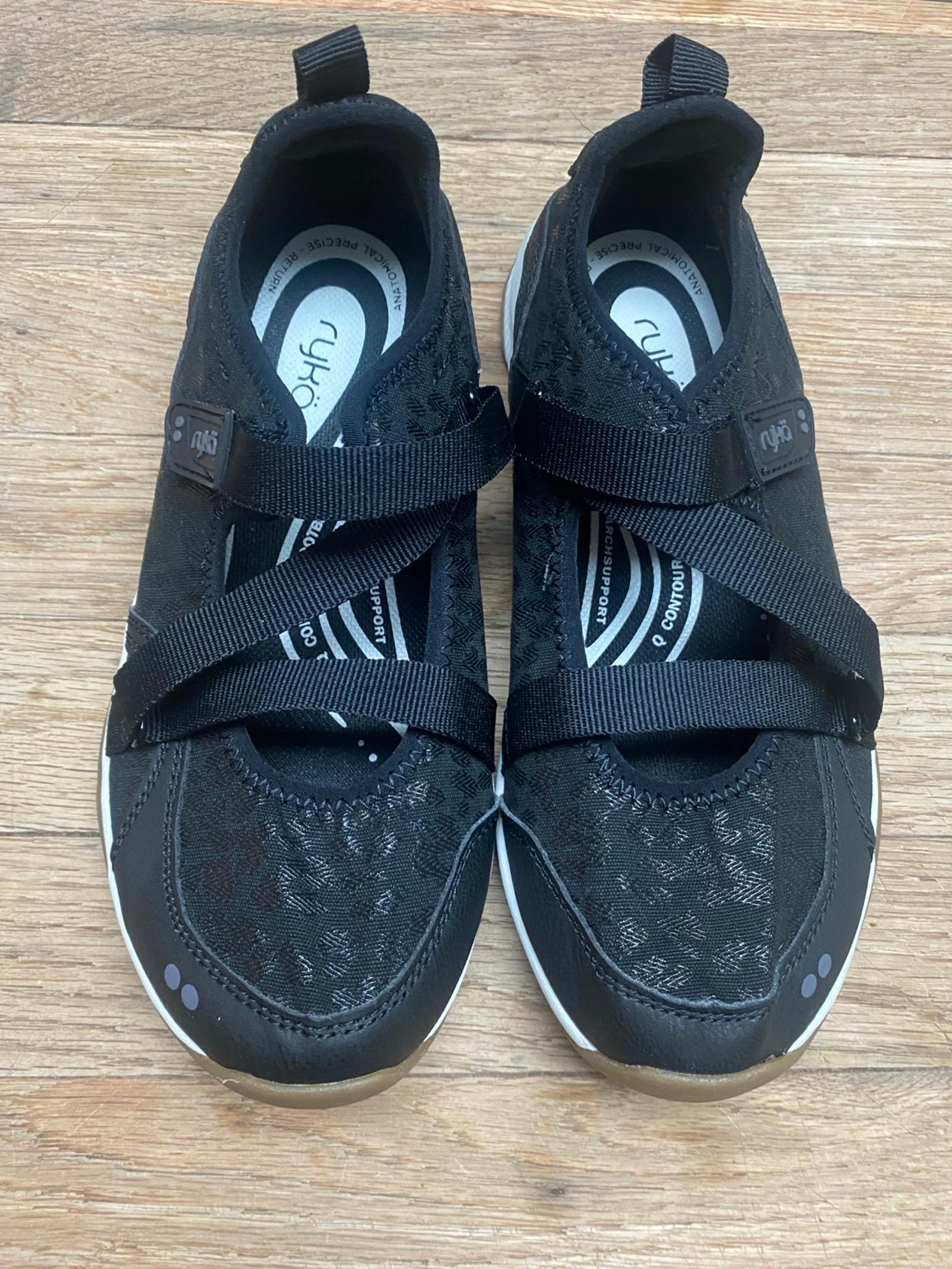 Ryka Women's Kailee Strappy Slip On Athletic Sneakers Water Hiking Shoes 6.5 W