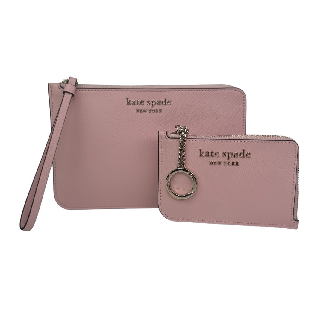 Kate Spade Bundle Wrislet & Card Holder Light Crep