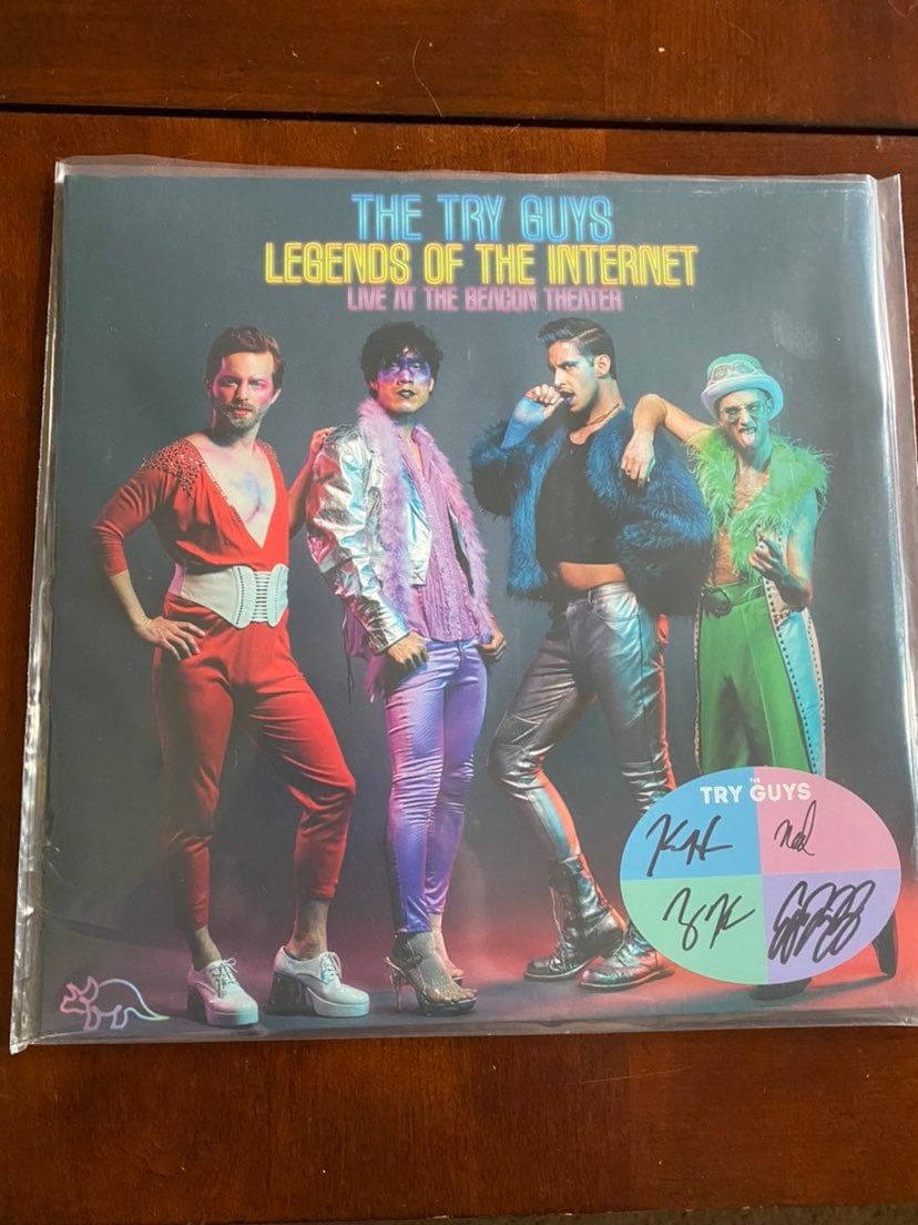Try Guys Signed Vinyl Record
