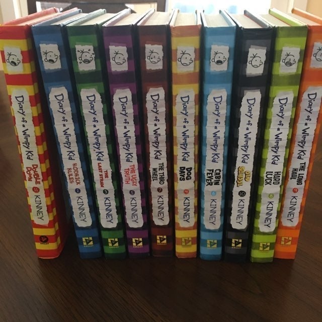 Diary of a Wimpy Kid 10 Hard Cover Books