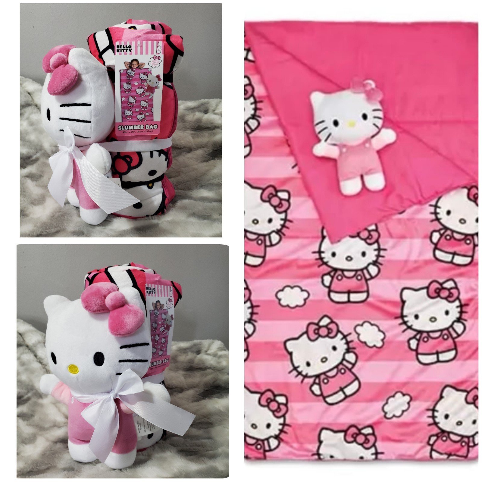 Hello Kitty Slumber Bag & Pillow Set Sleeping Bag