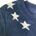 360 Sweater Mili Linen Short Sleeve Star Knit Top SIZE S Blue Sweatshirt
