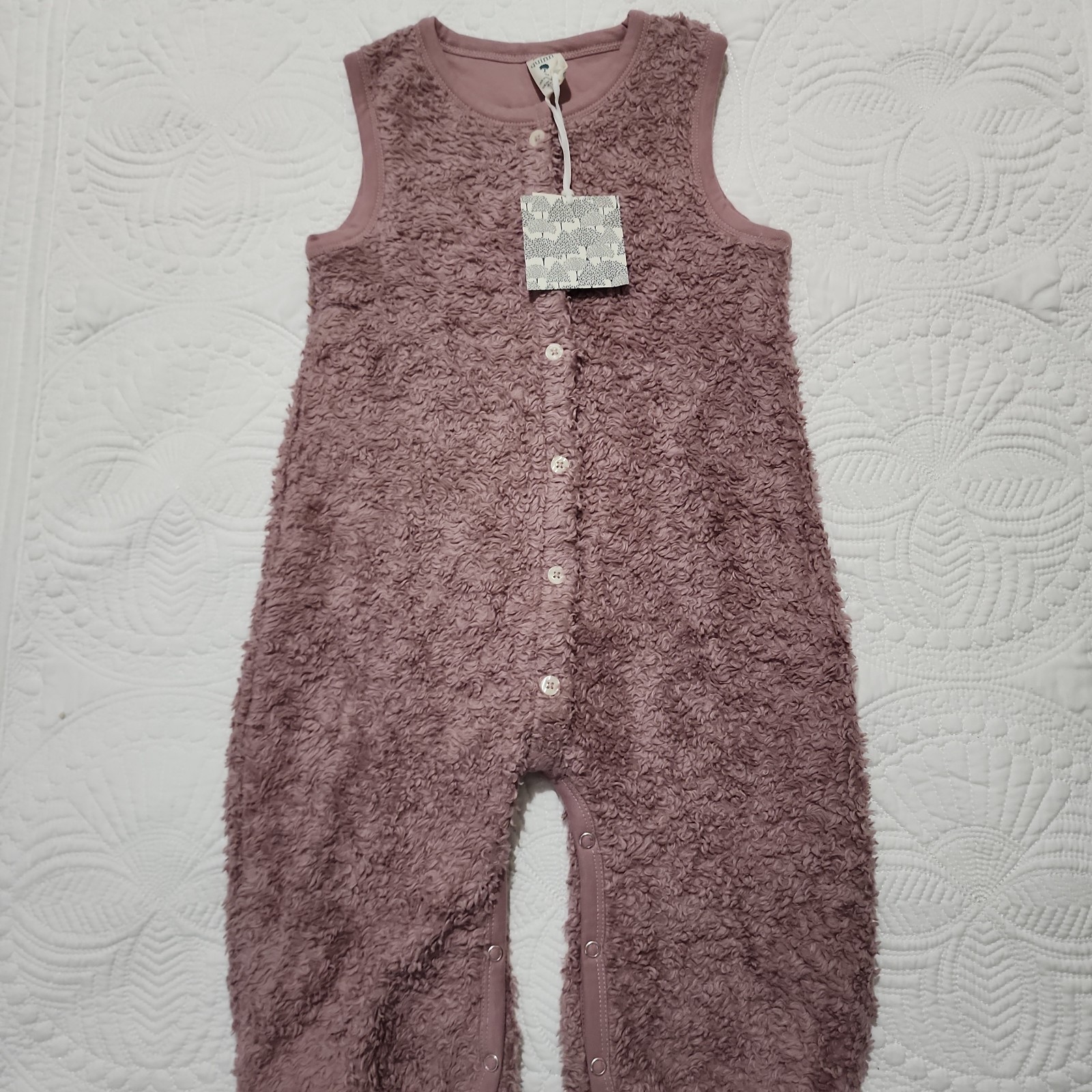Kate Quinn Sherpa Cotton Jumpsuit NWT
