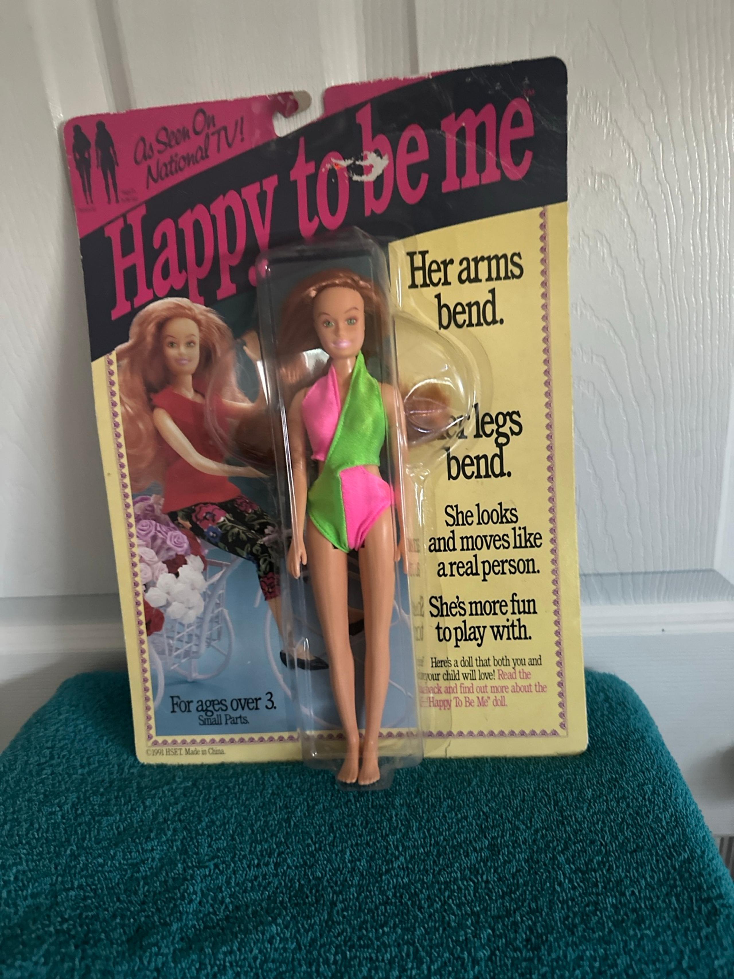 New in orginal1991 HAPPY TO BE ME Fashion DOLL real women proportions Vintage