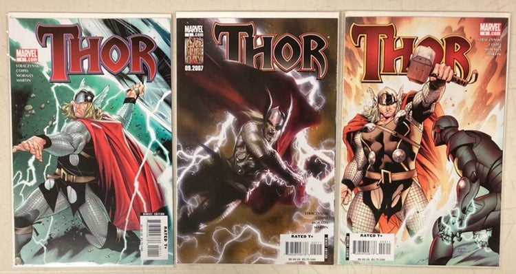 THOR 1 LOT THOR 1 2 3 MARVEL COMICS