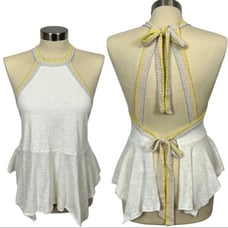 NEW Hello Nite Open Back Tie Halter Tank S