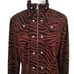 Zebra Print Military Style Jacket