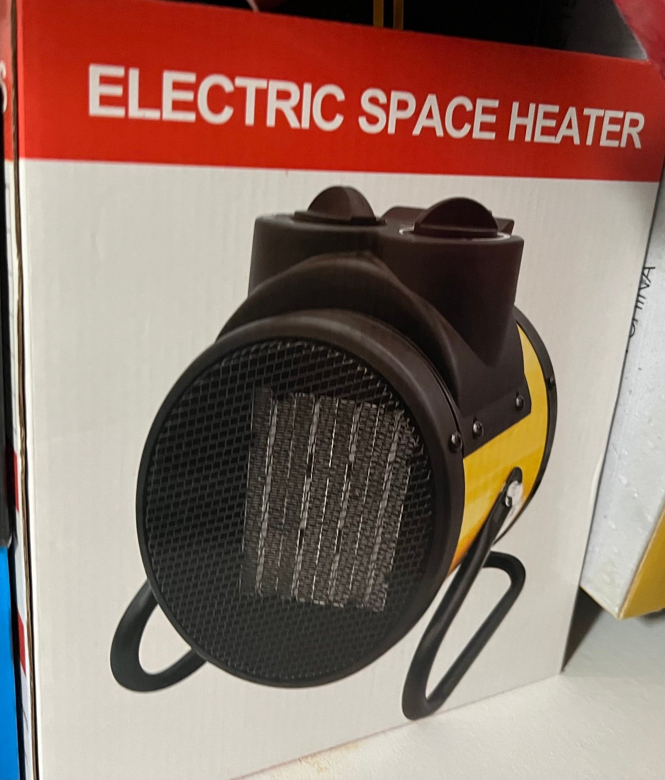 Electric space Heater - Fan Heater Portable Space Heater, Adjustable Thermostat,