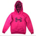 Under Armour Pink Zebra Big Logo Pullover Hoodie