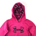 Under Armour Pink Zebra Big Logo Pullover Hoodie