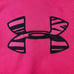 Under Armour Pink Zebra Big Logo Pullover Hoodie
