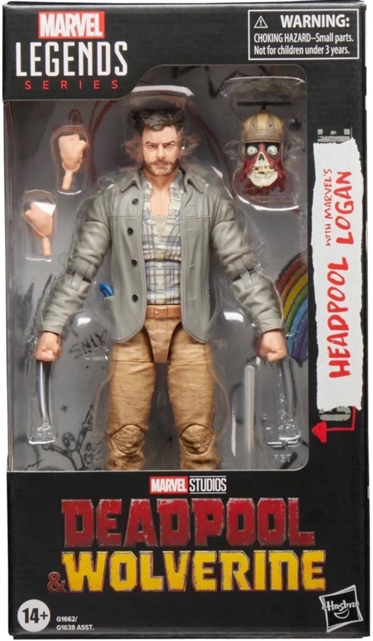 Deadpool & Wolverine Marvel Legends Headpool with Logan 6-Inch Action Figure