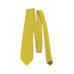 Brooks Brothers Makers and Merchants Neck Tie Silk Yellow Chain Pattern Foulard