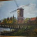 Vintage oil paint Dutch Holland