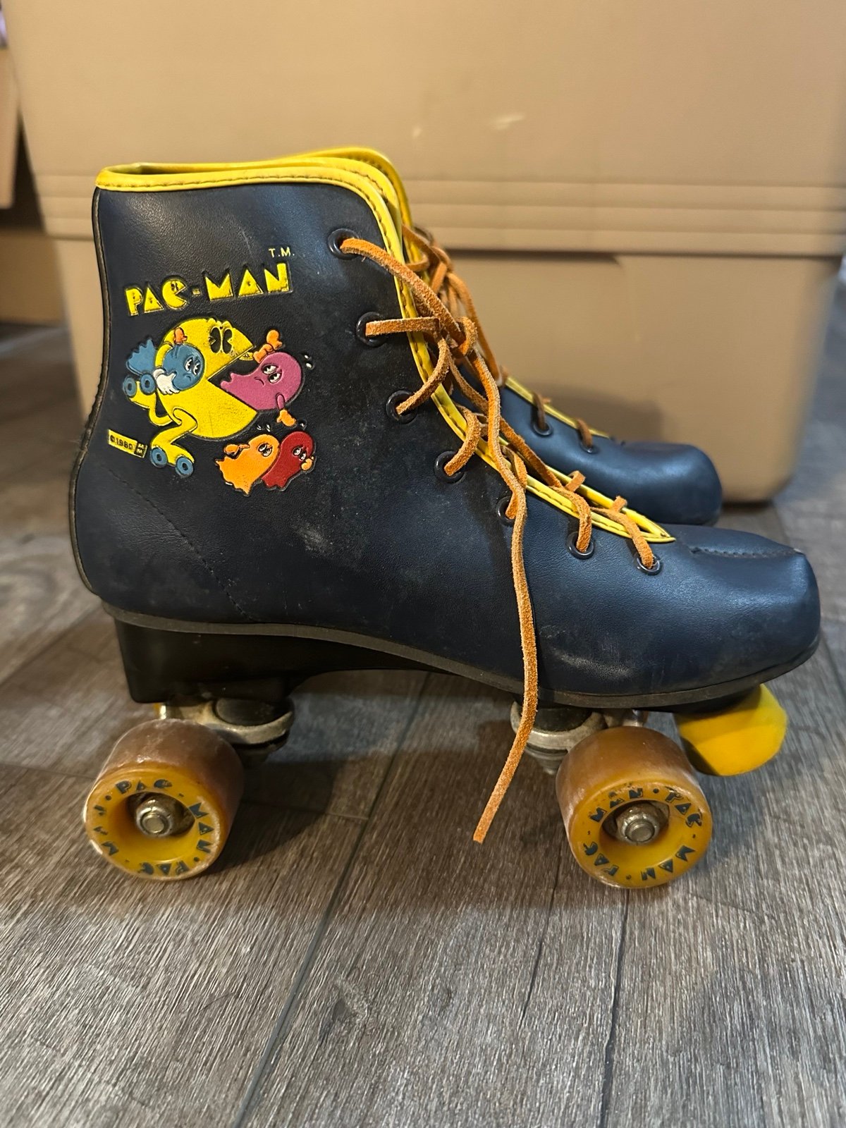 Vintage Pac-Man Roller Skates