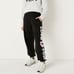 NEW (XL) VS PINK Fleece Baggy Campus Sweatpants in Pure Black Pink Originals