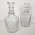 Vintage Glass Decanters Bar Matching Set