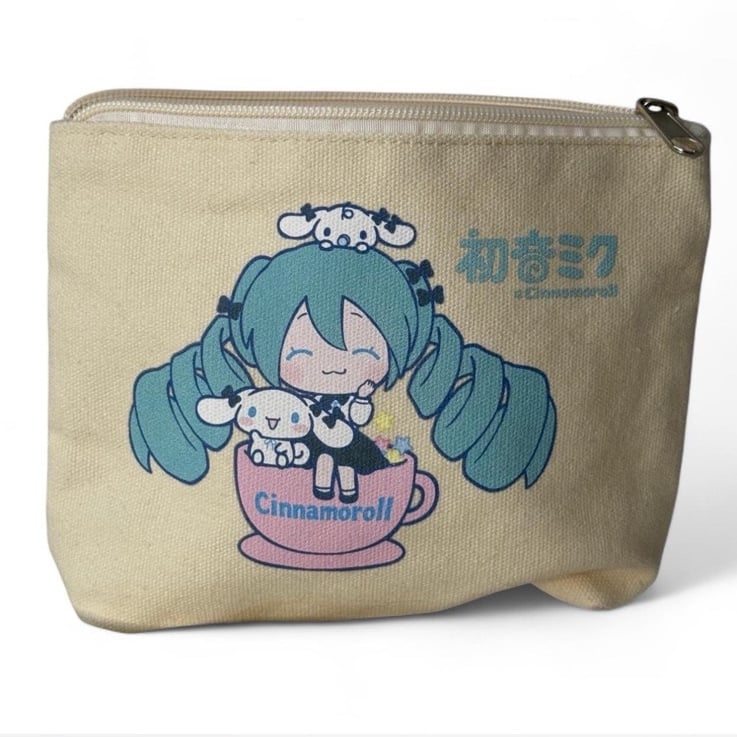 Hatsune Miku Cinnamoroll Pouch