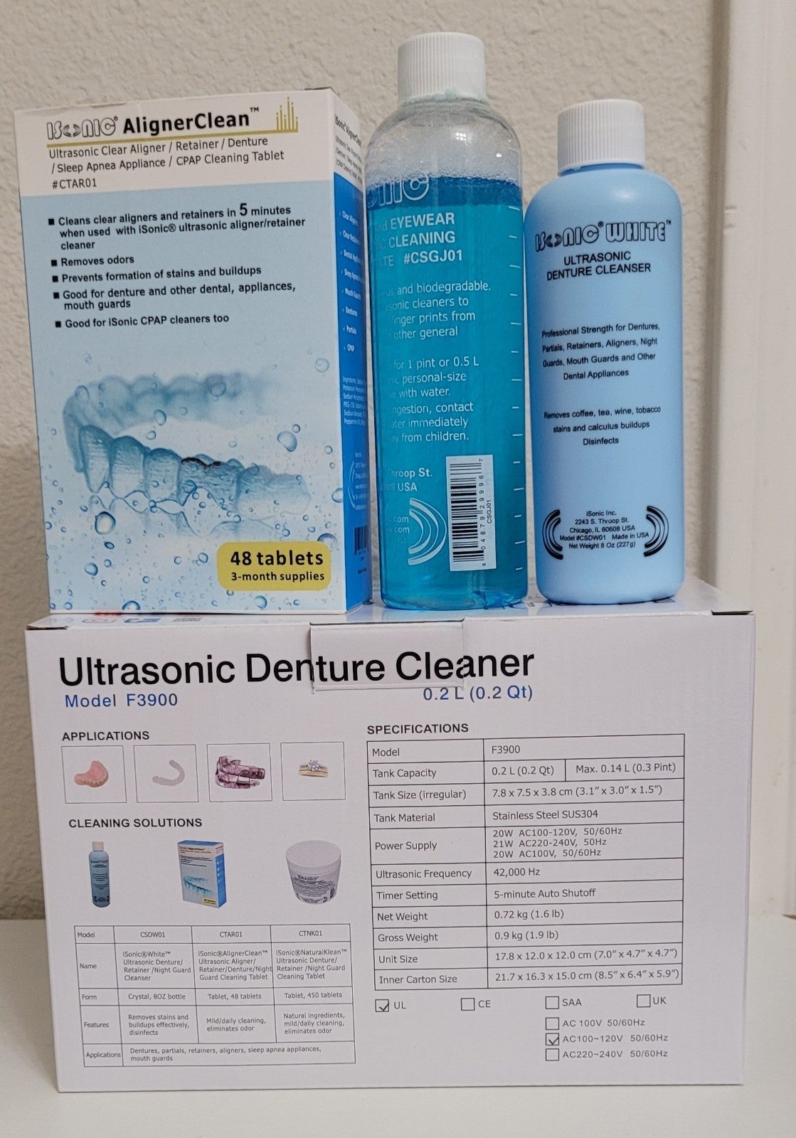 Isonic shops Ultrasonic Cleaner
